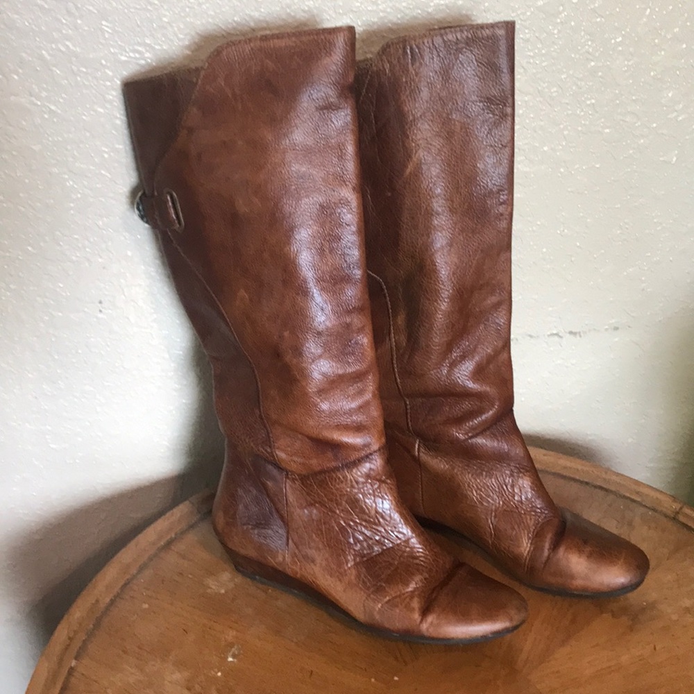 Steven by Steve Madden Cognac Iden Boots Size 8